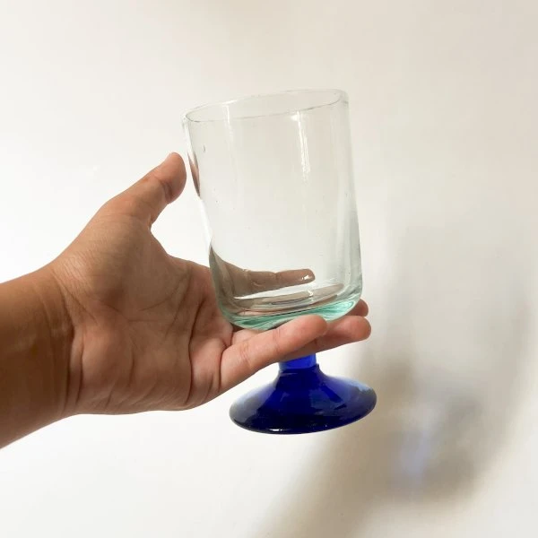 Classic | Natural & Blue | Goblet Glass